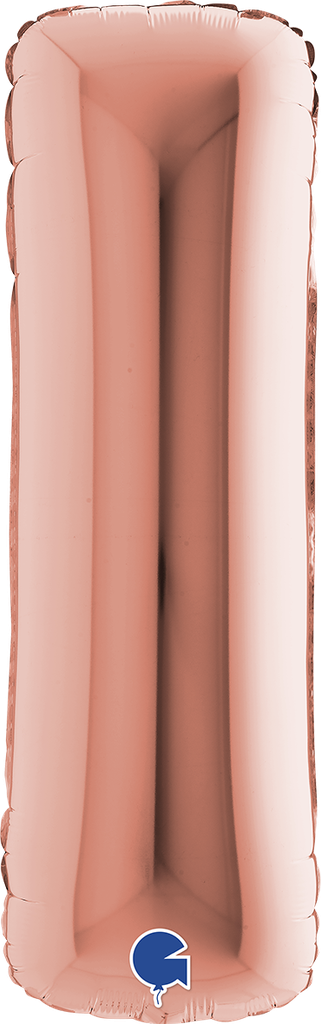 [2823RG-P] Letter I - Rose Gold - 40 inch - Grabo