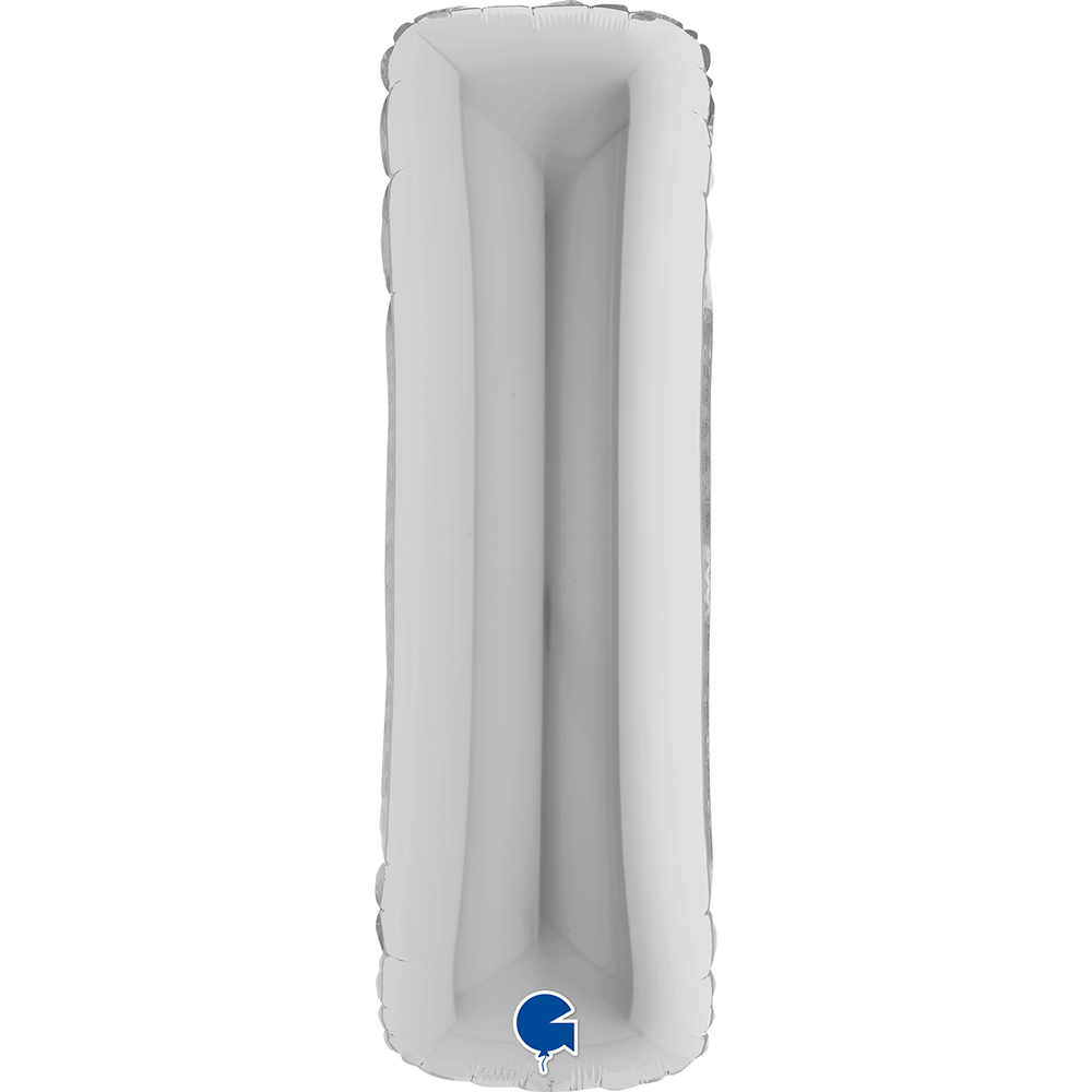Letter I - Silver - 40 inch - Grabo