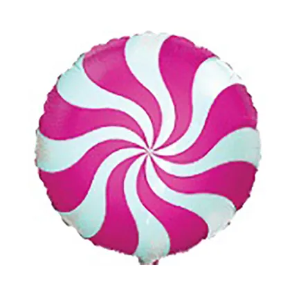 [303124F] Round Candy - Fuchsia - 18 inch - Flex