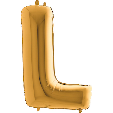 [312G-P] Letter L - Gold - 40 inch - Grabo