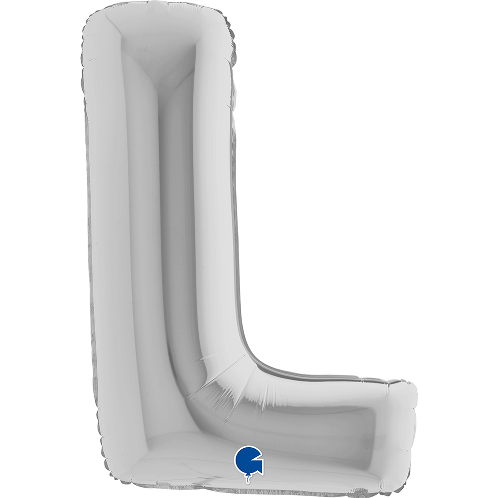 Letter L - Silver - 40 inch - Grabo
