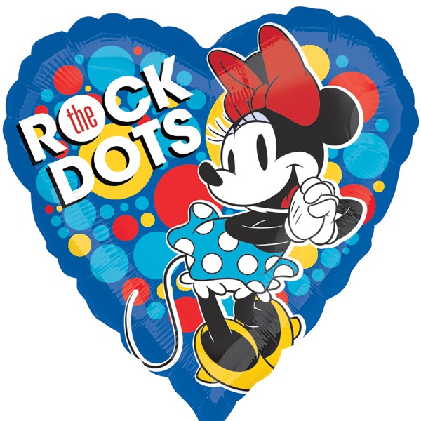 [33125] Minnie Mouse - Rock The Dots - 17 inch - Anagram