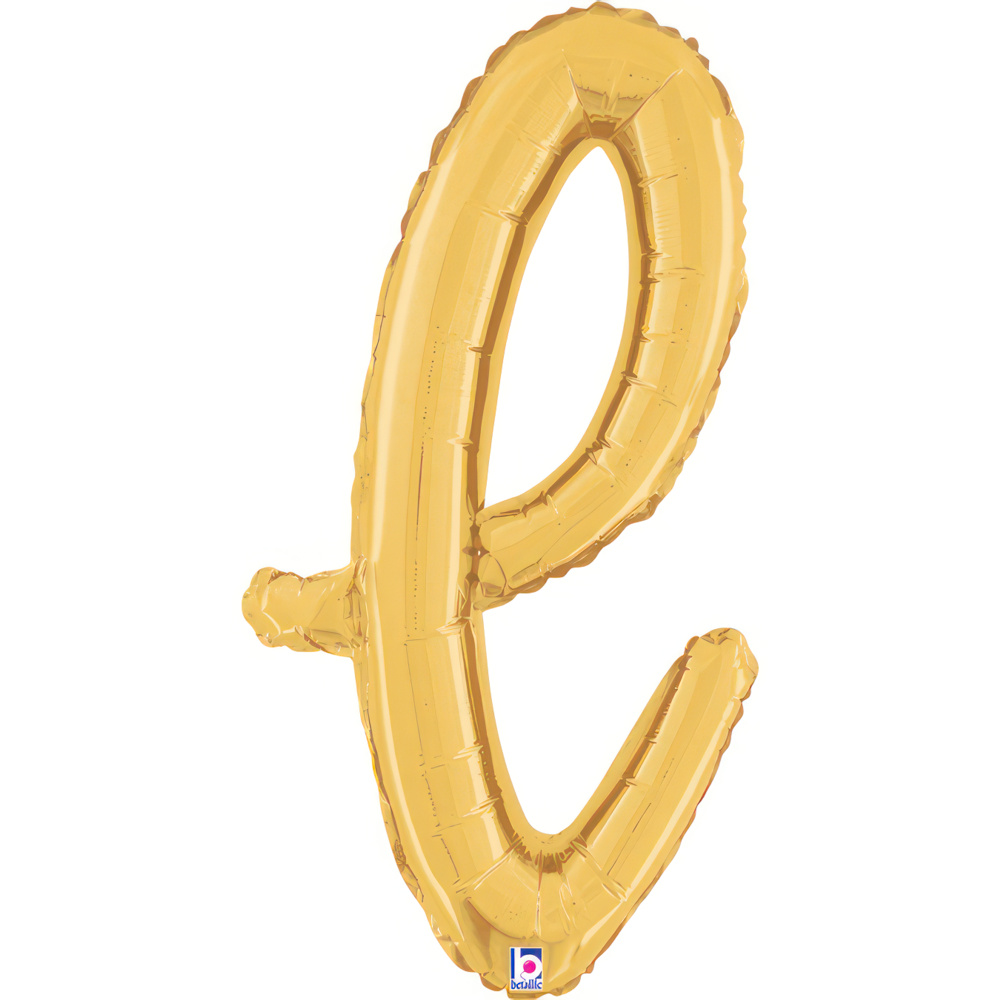 [34712G-P] Script Letter L - Gold - Betallic