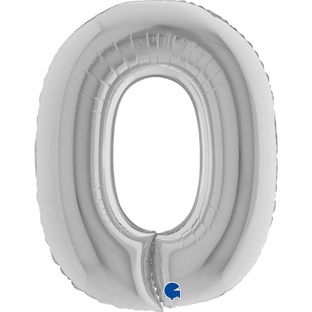 Letter O - Silver - 40 inch - Grabo