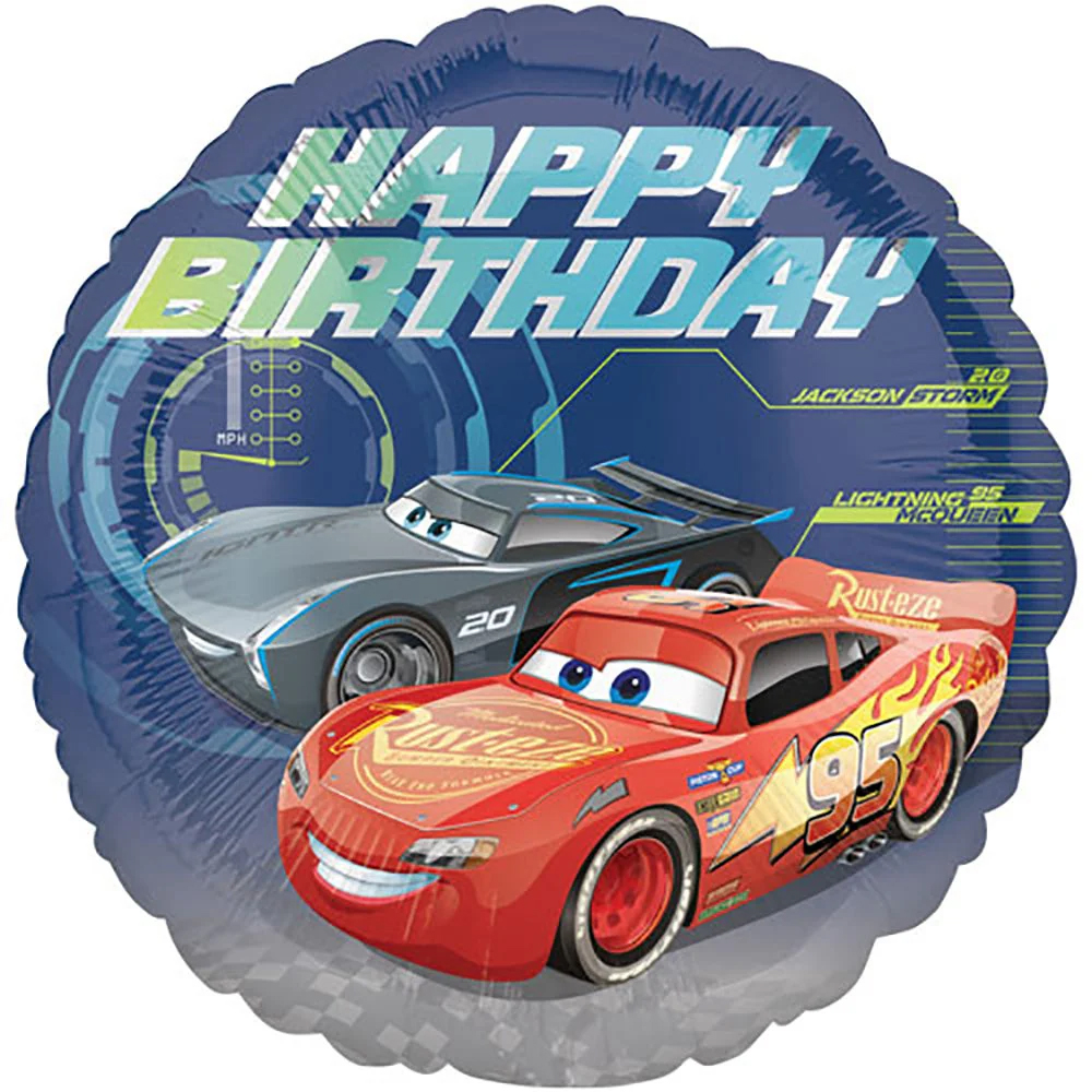[35366C] Cars Happy Birthday - 17 inch - Anagram