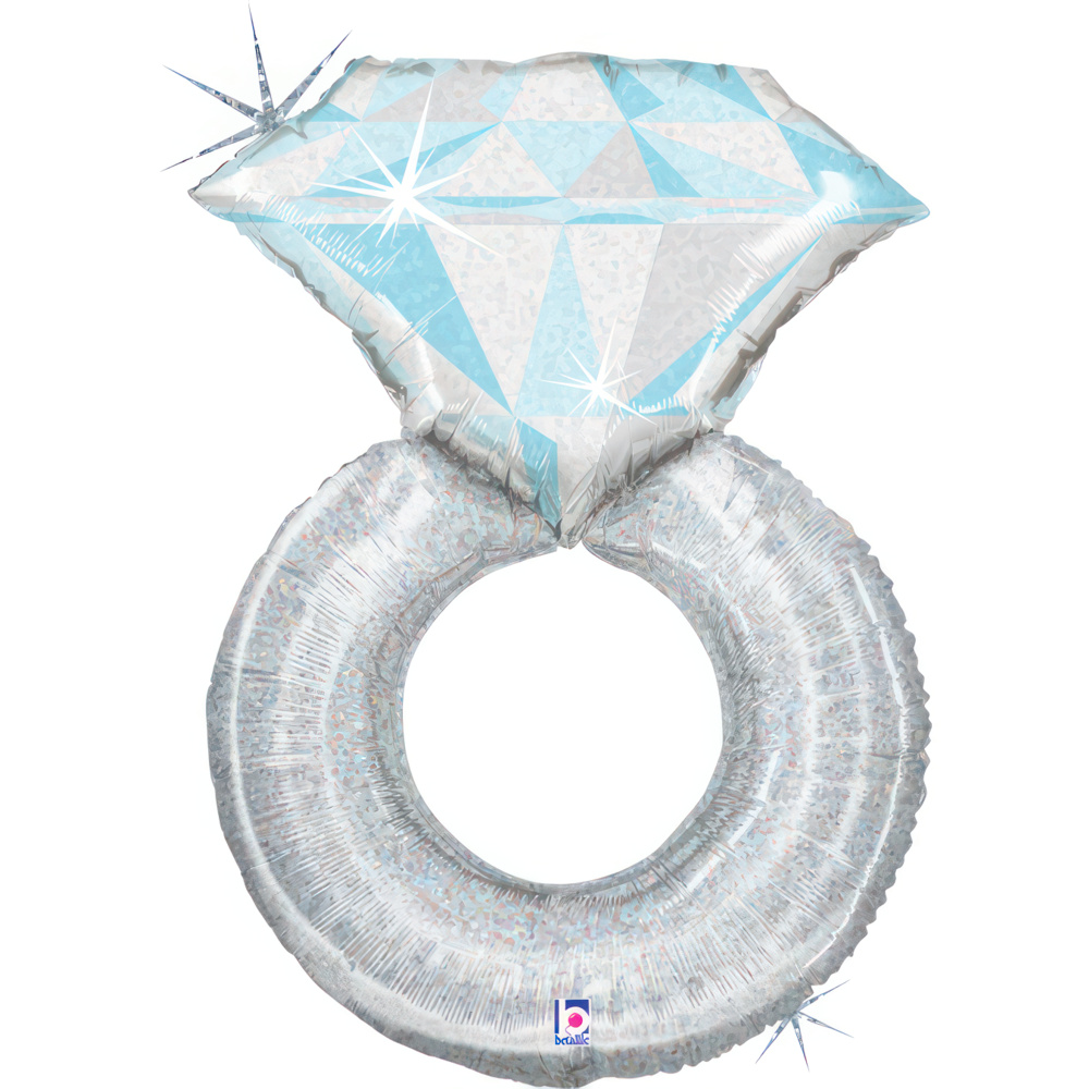 [35366H-P] Platinum Silver Ring - 31 inch - Betallic