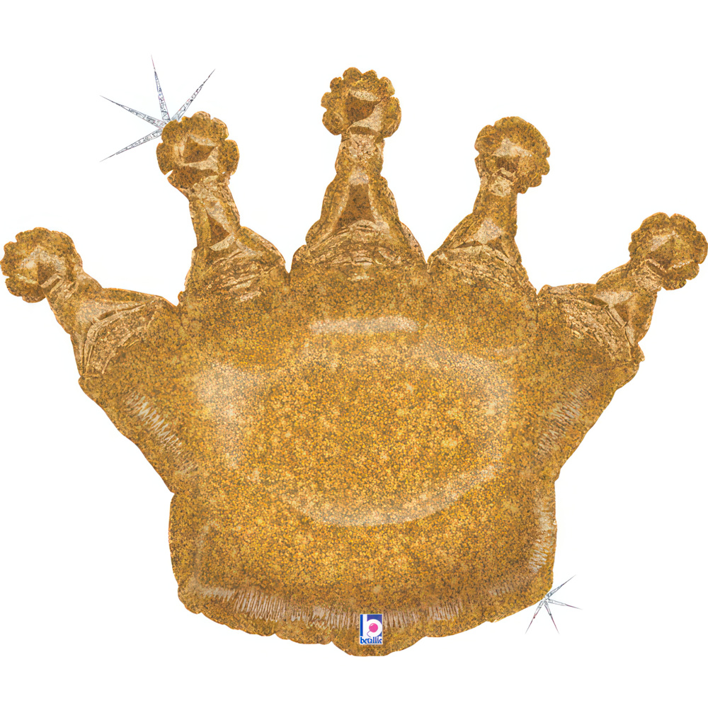 Glittering Gold Crown - 30 inch - Betallic