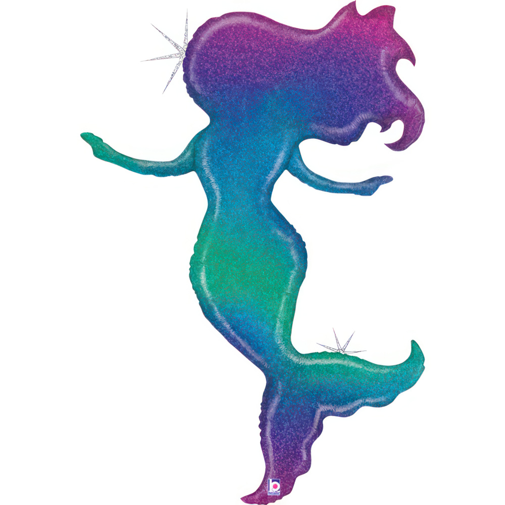 Glittering Mermaid - 44 inch - Betallic