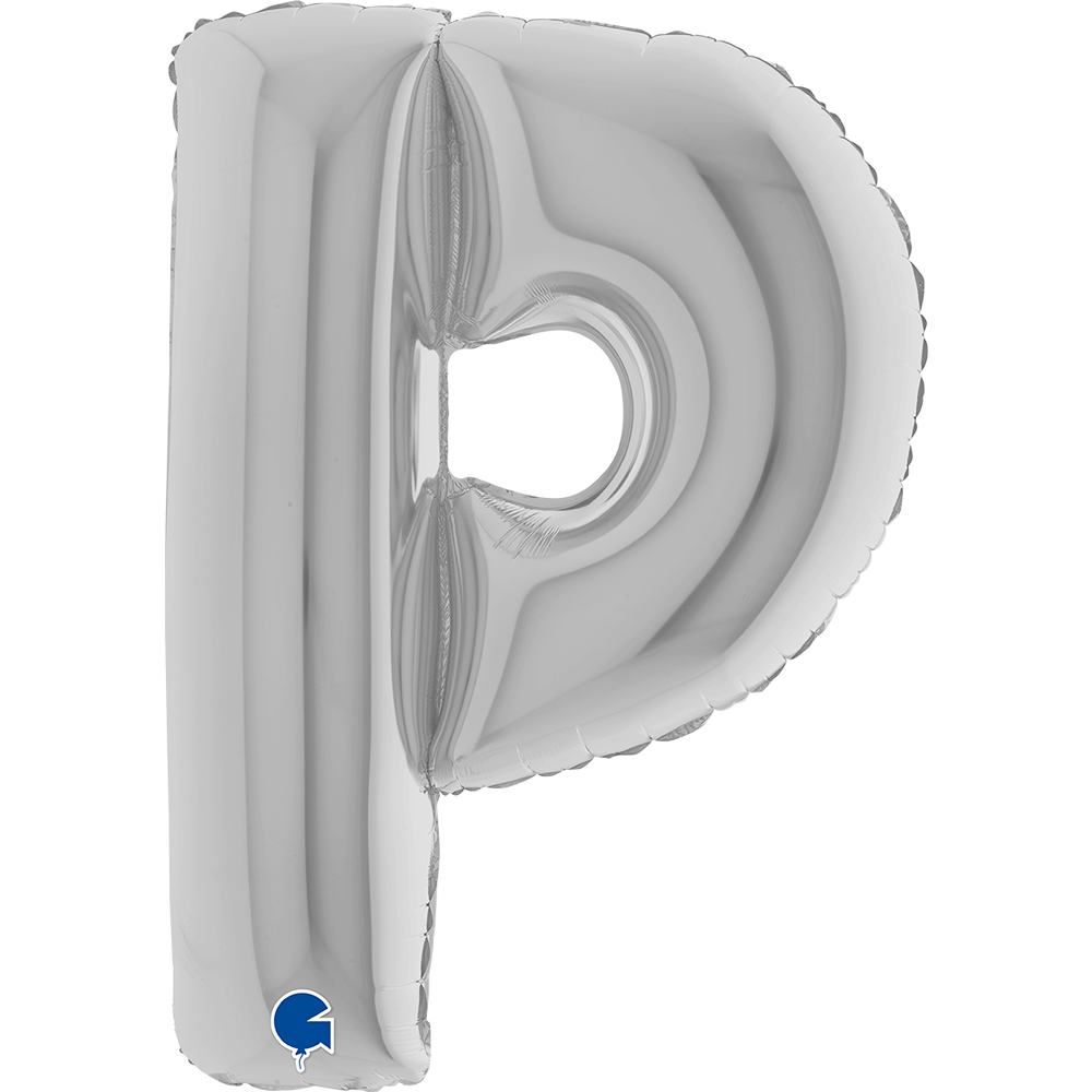 Letter P - Silver - 40 inch - Grabo