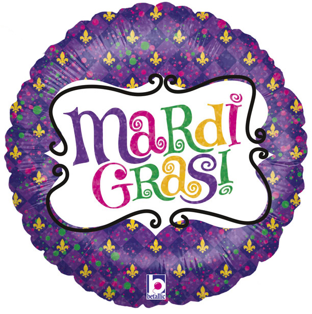 Mardi Gras - 18 inch - Betallic