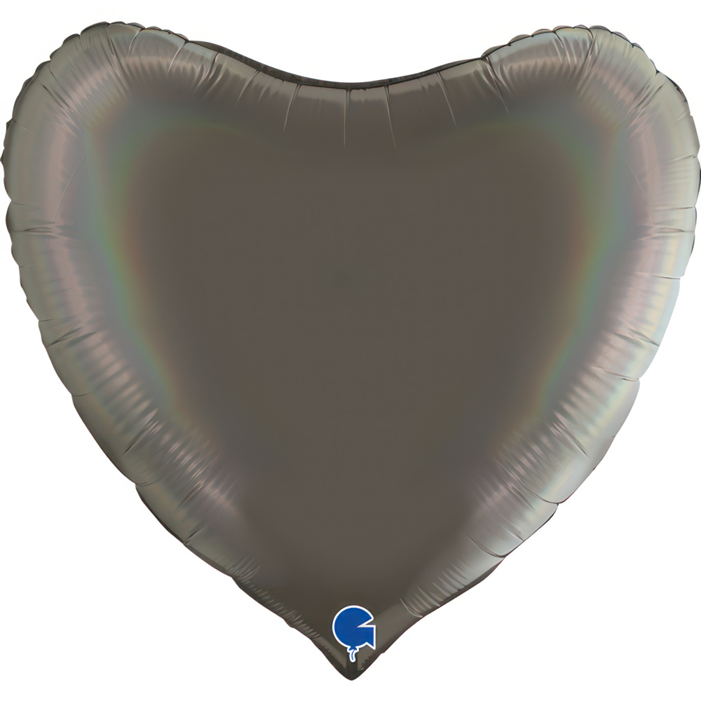 Heart Platinum Grey - 36 inch - Grabo