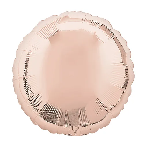 [36185] Round Rose Gold - 18 inch - Anagram - 10 Pcs
