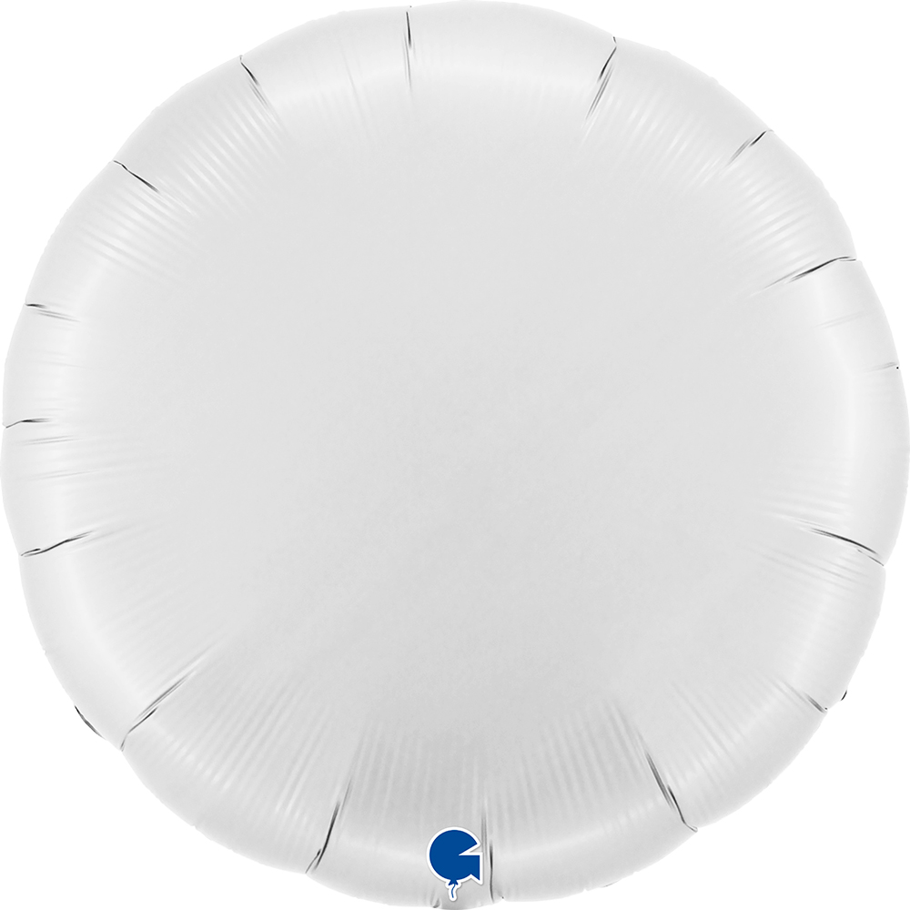 [361S01WH-P] Round Satin White - 36 inch - Grabo