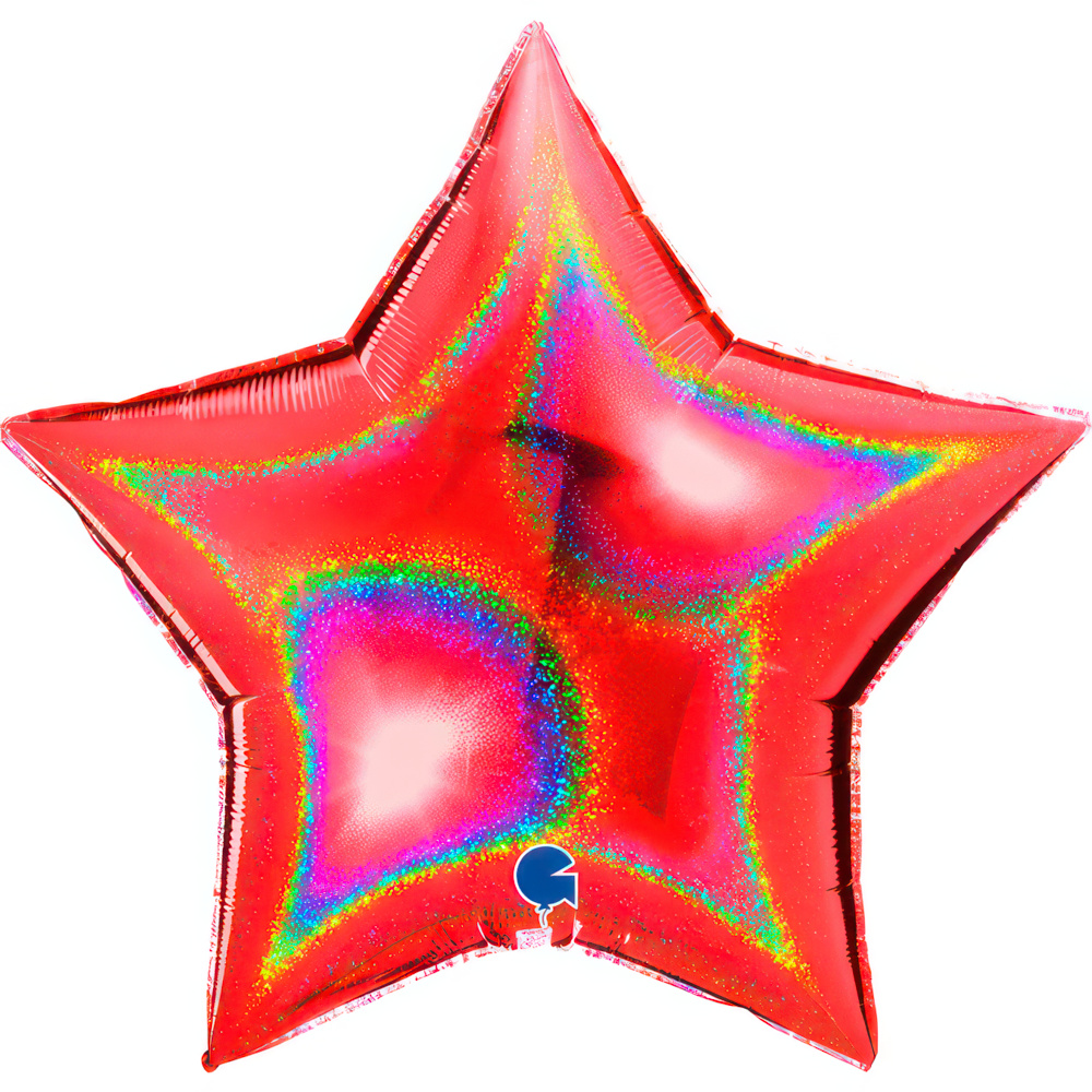 Star Glittering Red  - 36 inch - Grabo