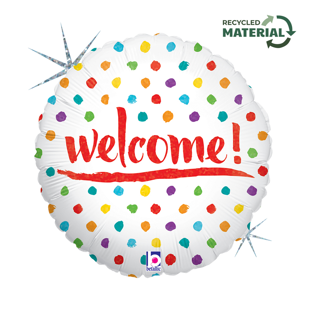 Welcome Dots - 18 inch - Betallic