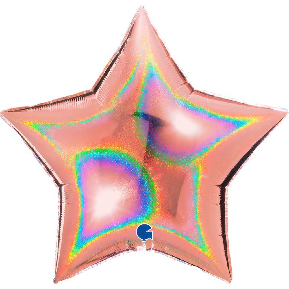 Star Glittering Rose Gold - 36 inch - Grabo
