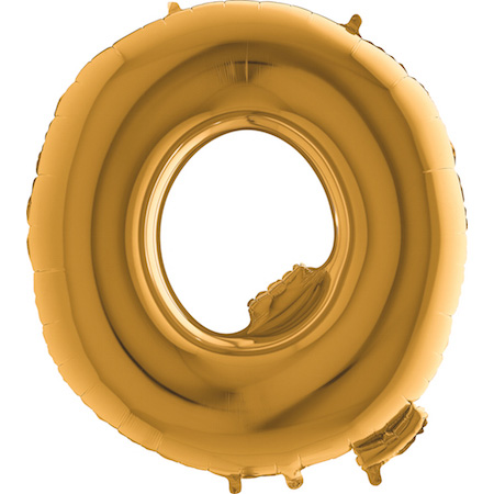 [362G-P] Letter Q - Gold - 40 inch - Grabo