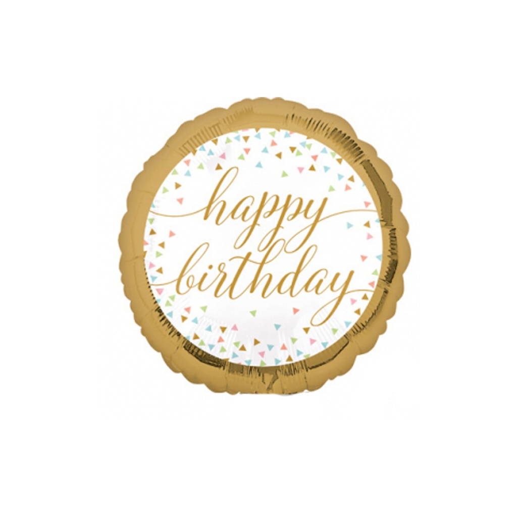 Happy Birthday - Confetti Fun - 18 inch - Anagram