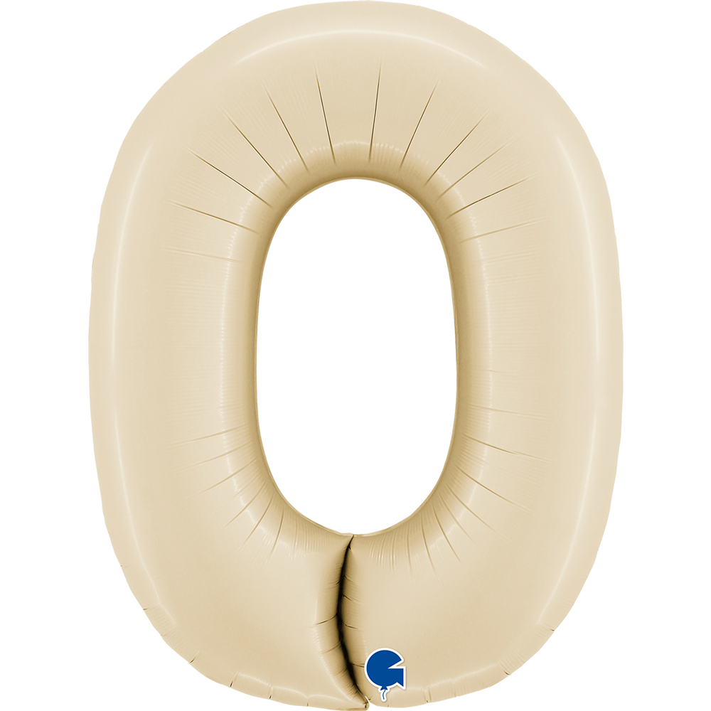 [400000SCR-P] Number 0 - Satin Cream - 40 inch - Grabo