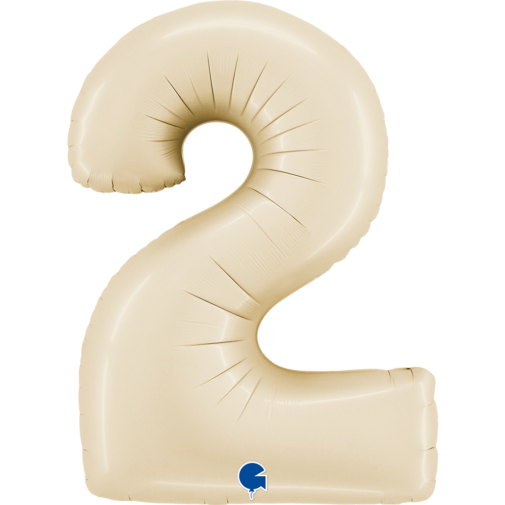 [400200SCR-P] Number 2 - Satin Cream - 40 inch - Grabo