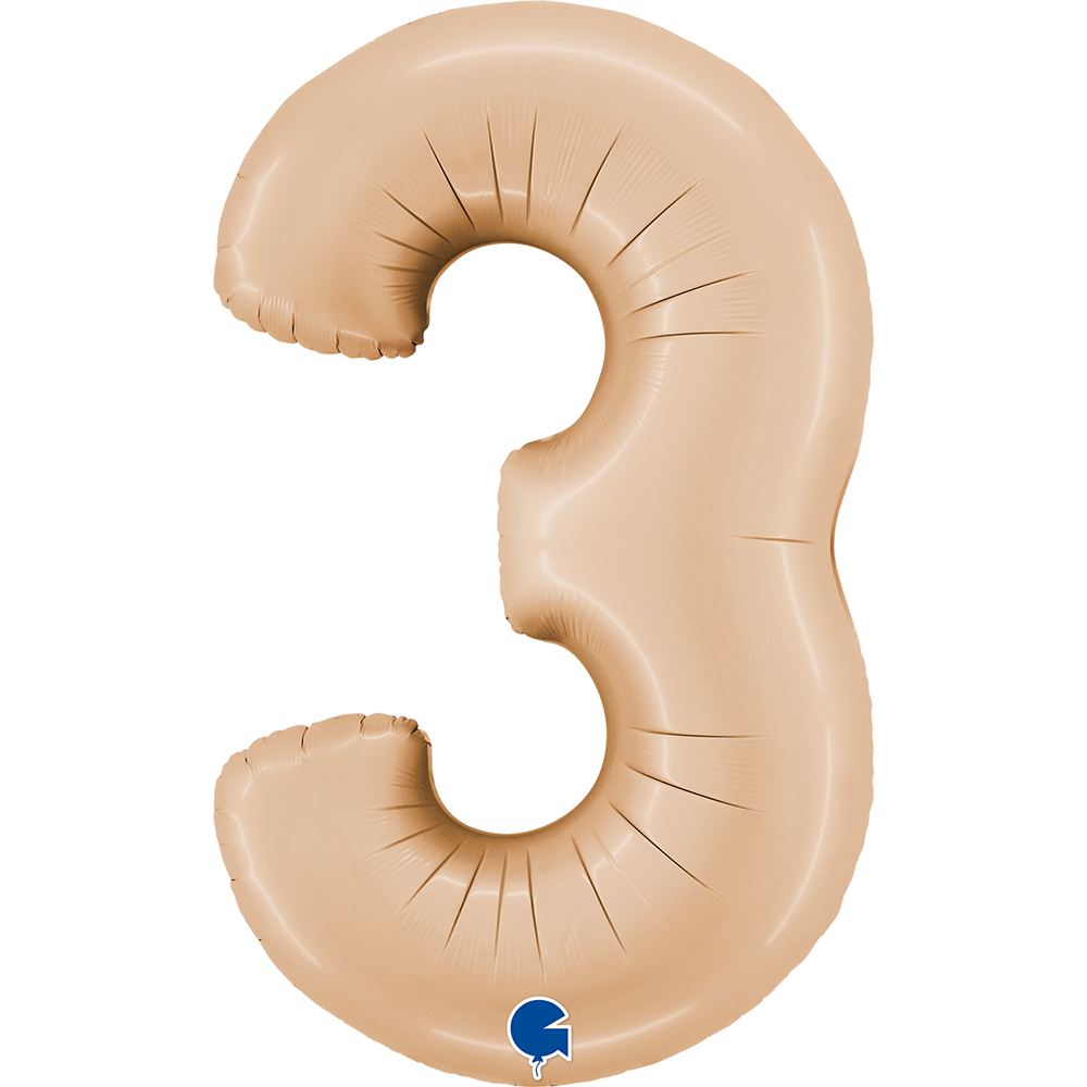 Number 3 - Satin Nude - 40 inch - Grabo