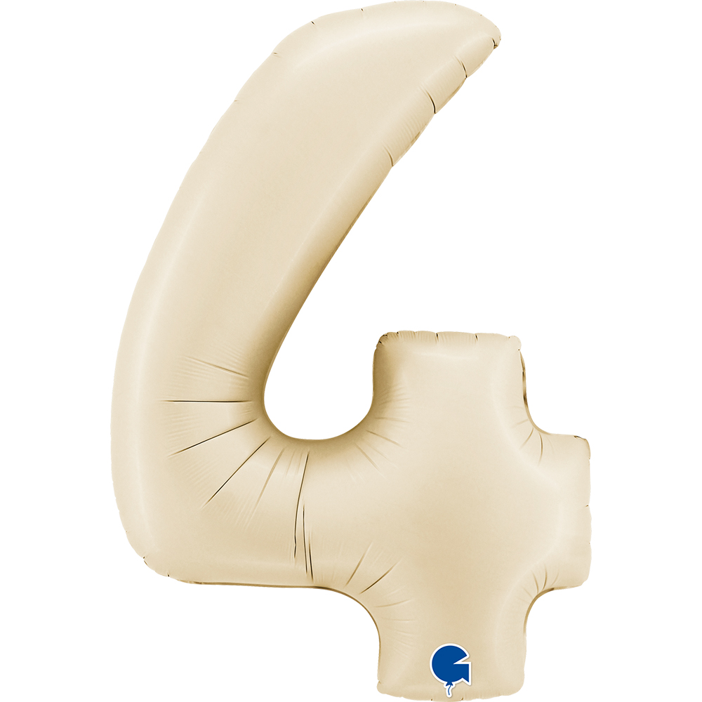 [400400SCR-P] Number 4 - Satin Cream - 40 inch - Grabo