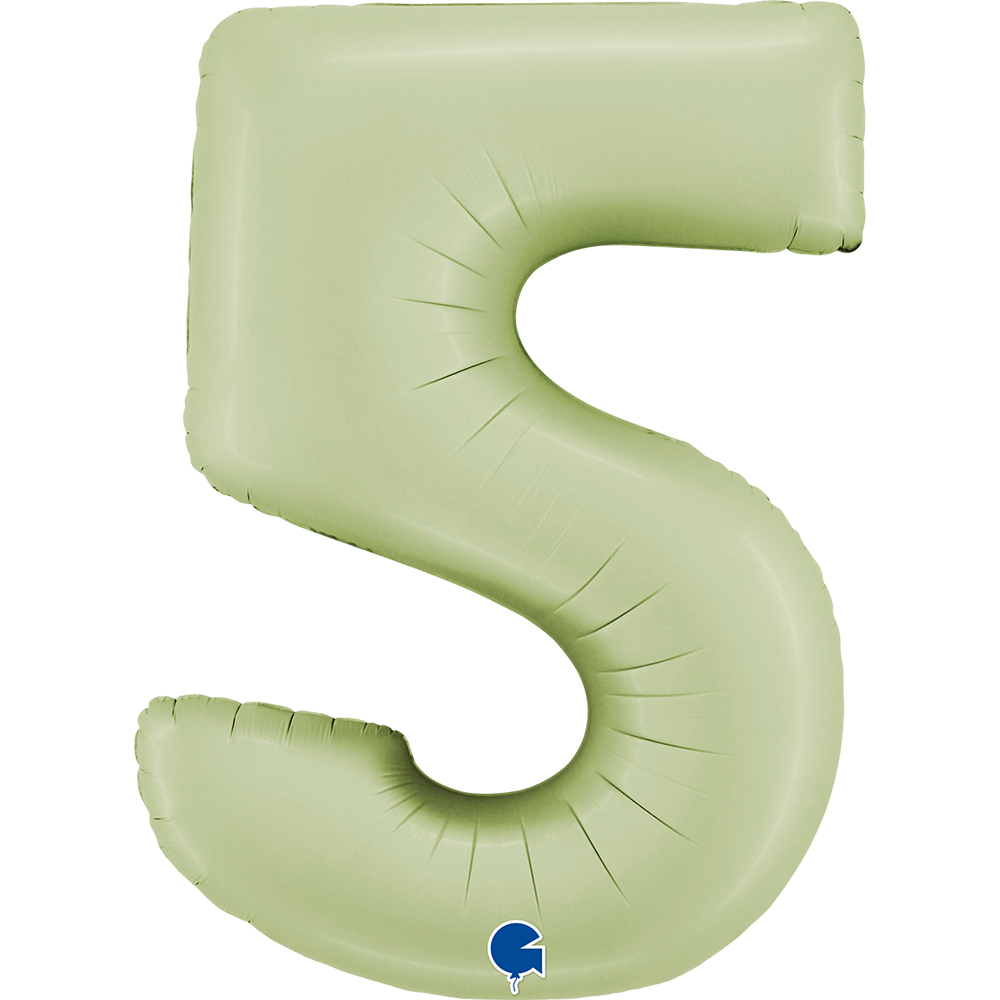 [400500SOGR-P] Number 5 - Satin Olive Green - 40 inch - Grabo