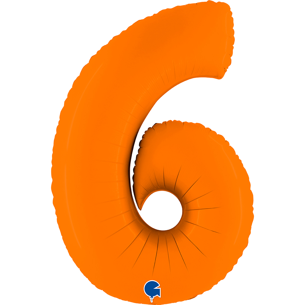 [400600MO-P] Number 6 - Matte Orange - 40 inch - Grabo