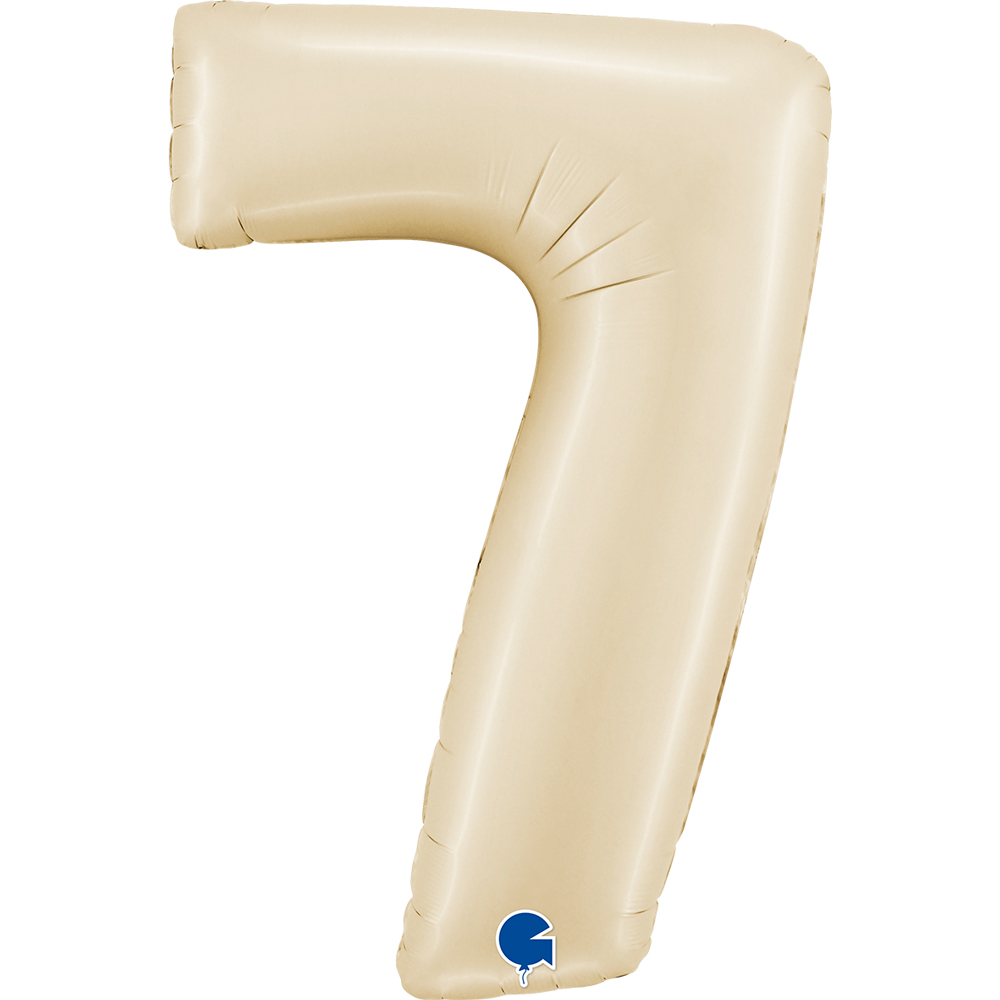 [400700SCR-P] Number 7 - Satin Cream - 40 inch - Grabo