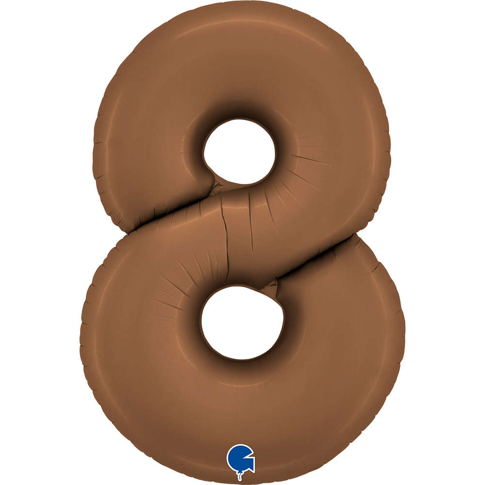 [400800SCT-P] Number 8 - Satin Chocolate - 40 inch - Grabo