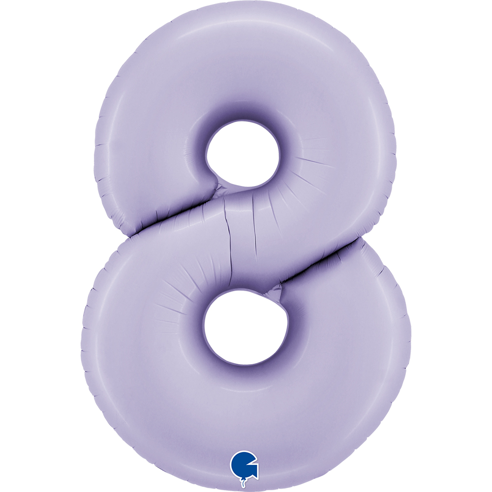 [400800SL-P] Number 8 - Satin Lilac - 40 inch - Grabo