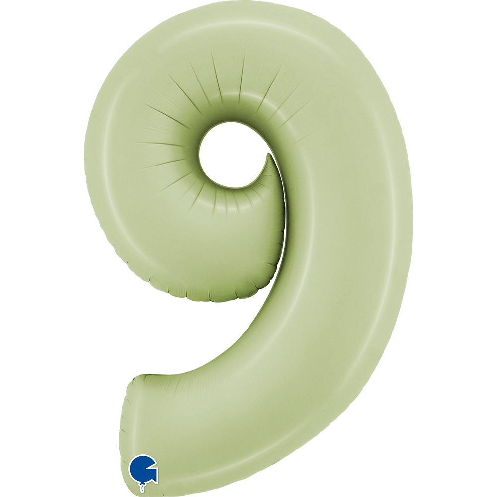 [400900SOGR-P] Number 9 - Satin Olive Green - 40 inch - Grabo