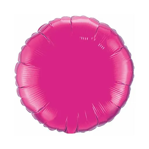 Round Fuchsia - 18 inch - Flex - 10 Pcs