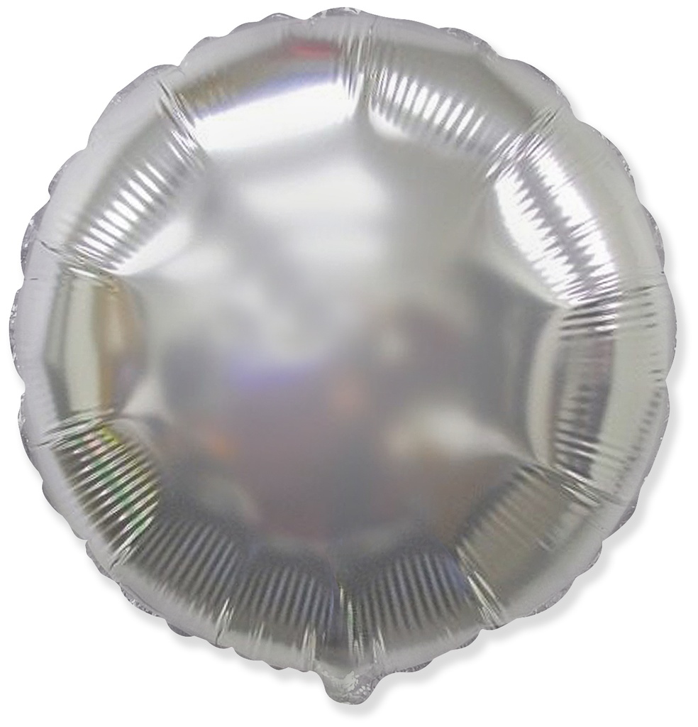 Round Silver - 32 inch - Flex - 2 Pcs