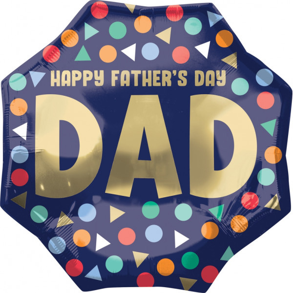 Happy Fathersday Dad Shapes - 22 inch - Anagram