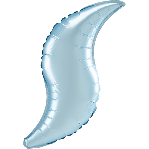 Curve Blue Satin - 42 inch - Anagram - 3 Pcs