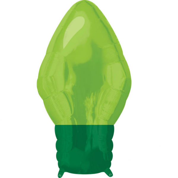 Green Christmas Light Bulb - 22 inch - Anagram