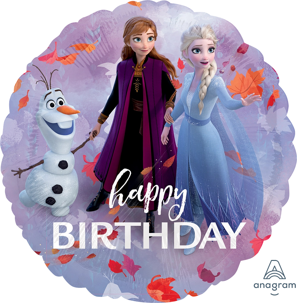[4219401] Frozen 2 - Happy Birthday - 18 inch - Anagram