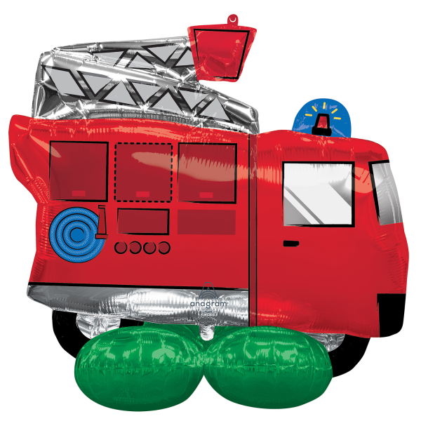 Fire Truck - Airloonz - 42 inch - Anagram