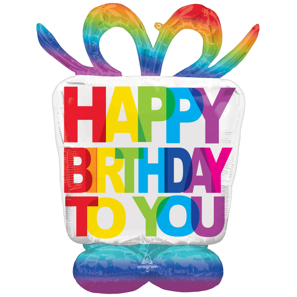 Happy Birthday To You - Present - Airloonz - 50 inch - Anagram