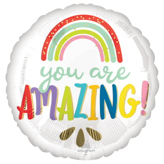 [42903] You Are Amazing - Rainbow - 17 inch - Anagram