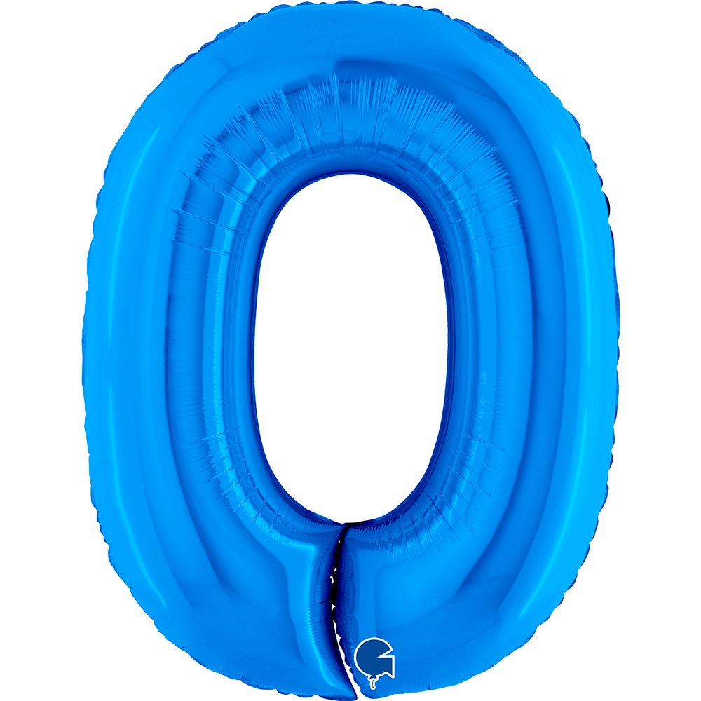 [000B-P] Number 0 - Blue - 40 inch - Grabo