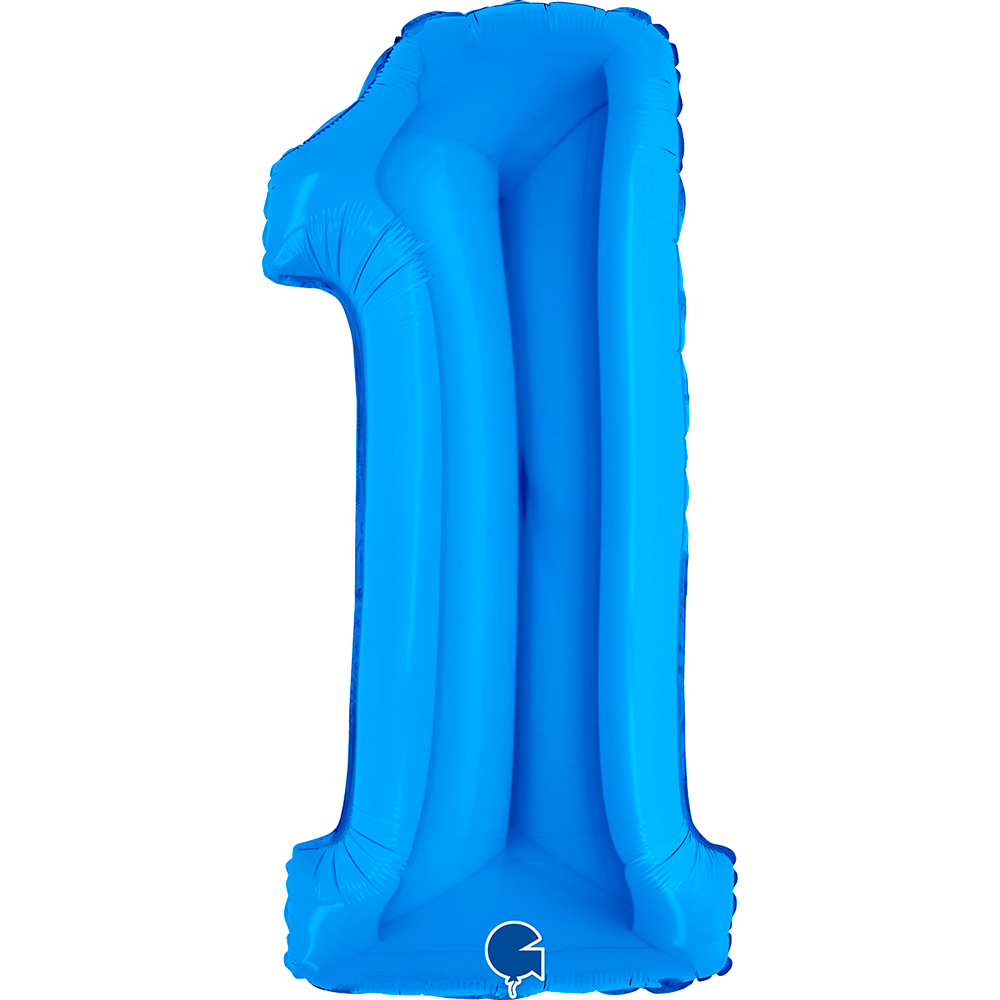 [001B-P] Number 1 - Blue - 40 inch - Grabo