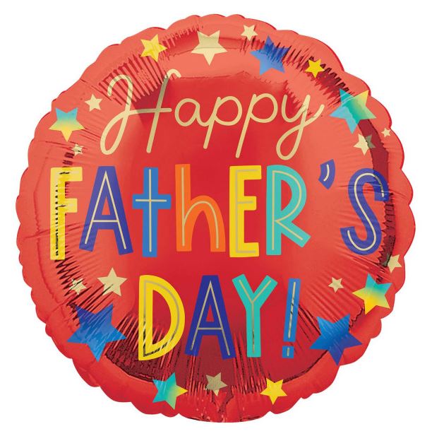 [44300] Happy Fathersday Stars- 17 inch - Anagram