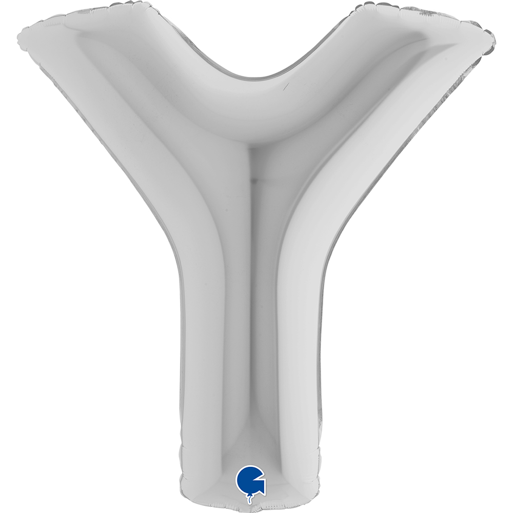 Letter Y - Silver - 40 inch - Grabo