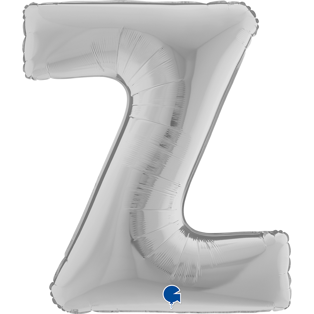 Letter Z - Silver - 40 inch - Grabo