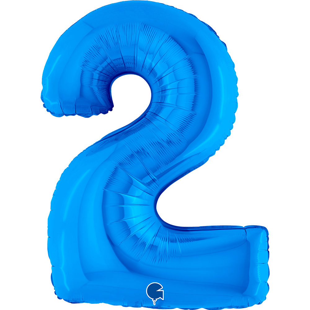 Number 2 - Blue - 40 inch - Grabo