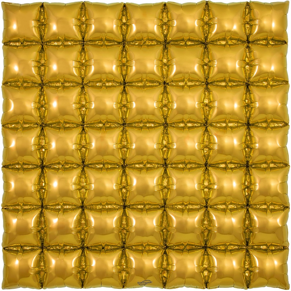 Balloon Waffle - Gold - 7 x 7 - 36 inch