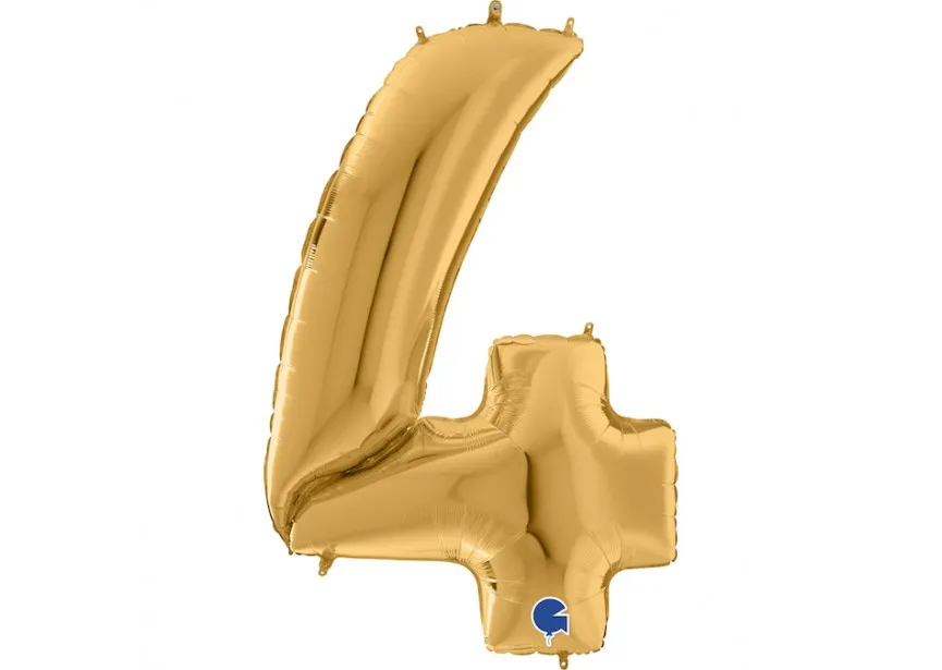 Number 4 - Gold - 64 inch - Grabo