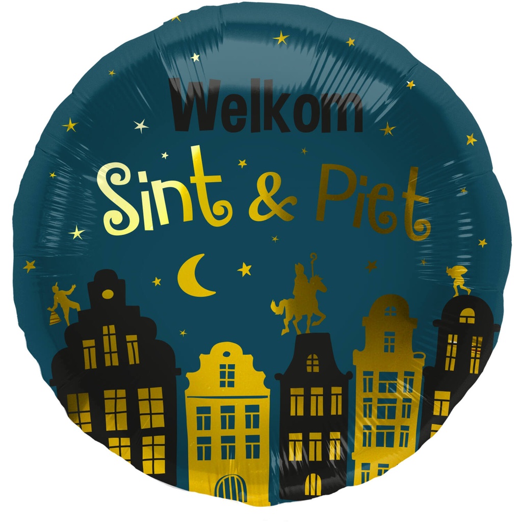 [66990] Welkom Sint & Piet - 18 inch